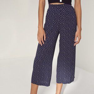 Aritzia Wilfred - Faun Pant - Size S - Polka Dot